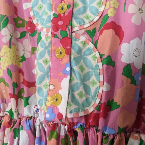 Matilda Jane Girl's Multicolored Fully Lined Dress with Pockets - Picture 6 of 8